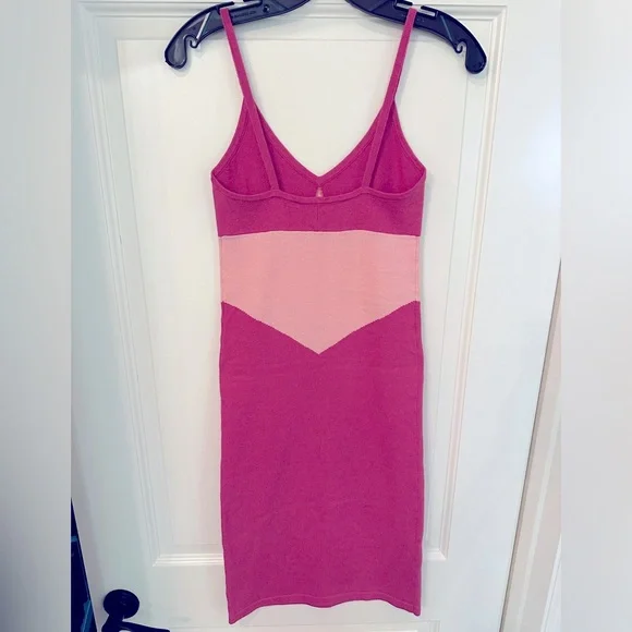 Victor Glemaud color block knee length dress - Picture 4 of 9